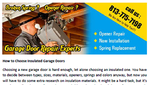 How To Choose Insulated Garage Doors in Pebble Creek - Click here to download